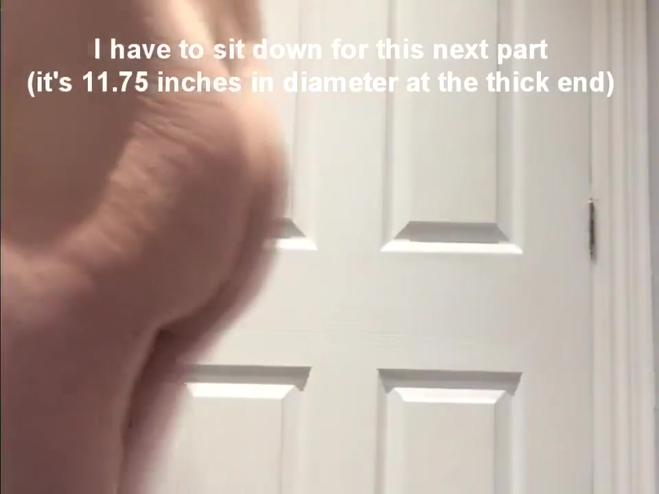 Self fisting and huge vegetable insertion