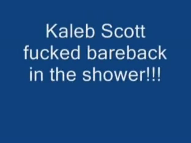 Kaleb Scott takes black dick in the shower