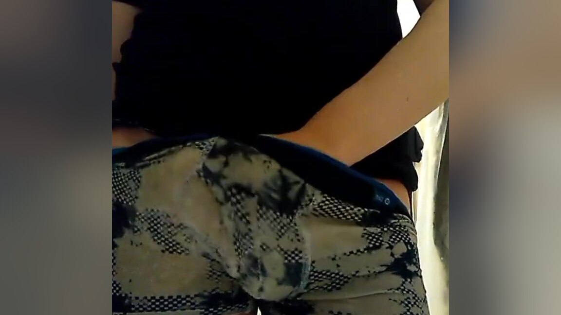 Jacking off in boxers briefs showertime