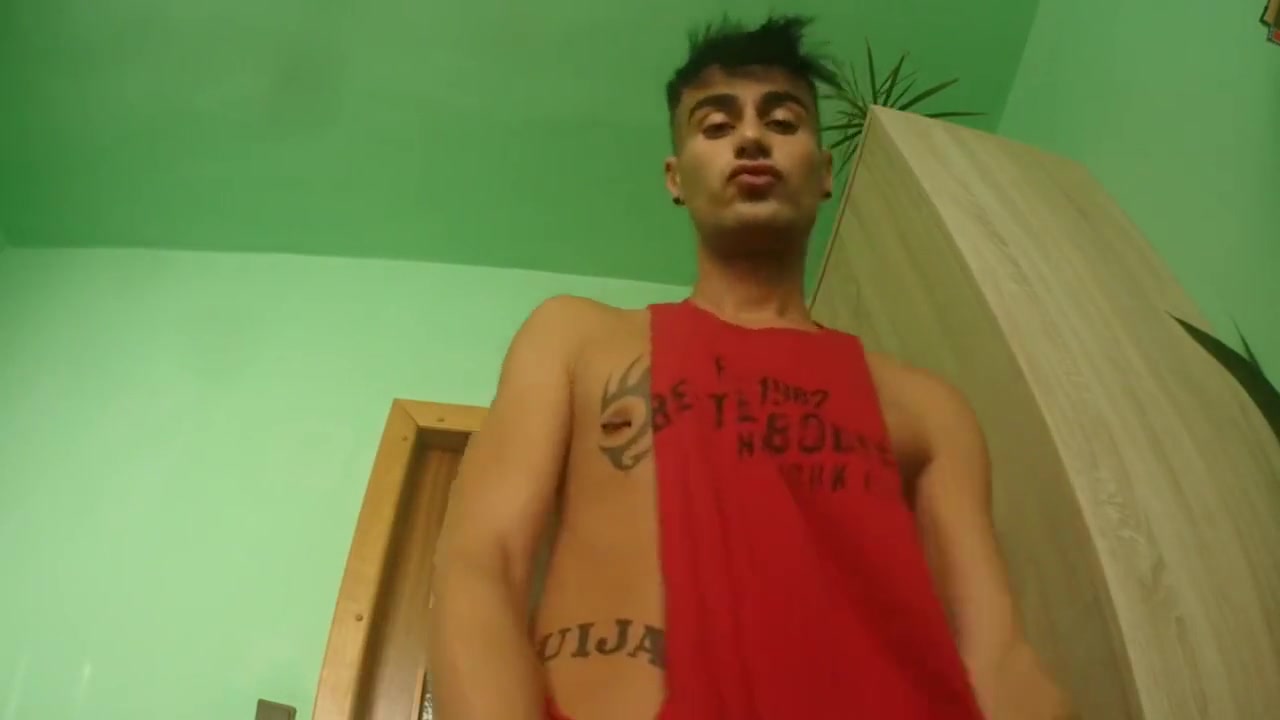 Let´s kiss - touching lens with teen 18+ lips, cock, cum on camera lens POV