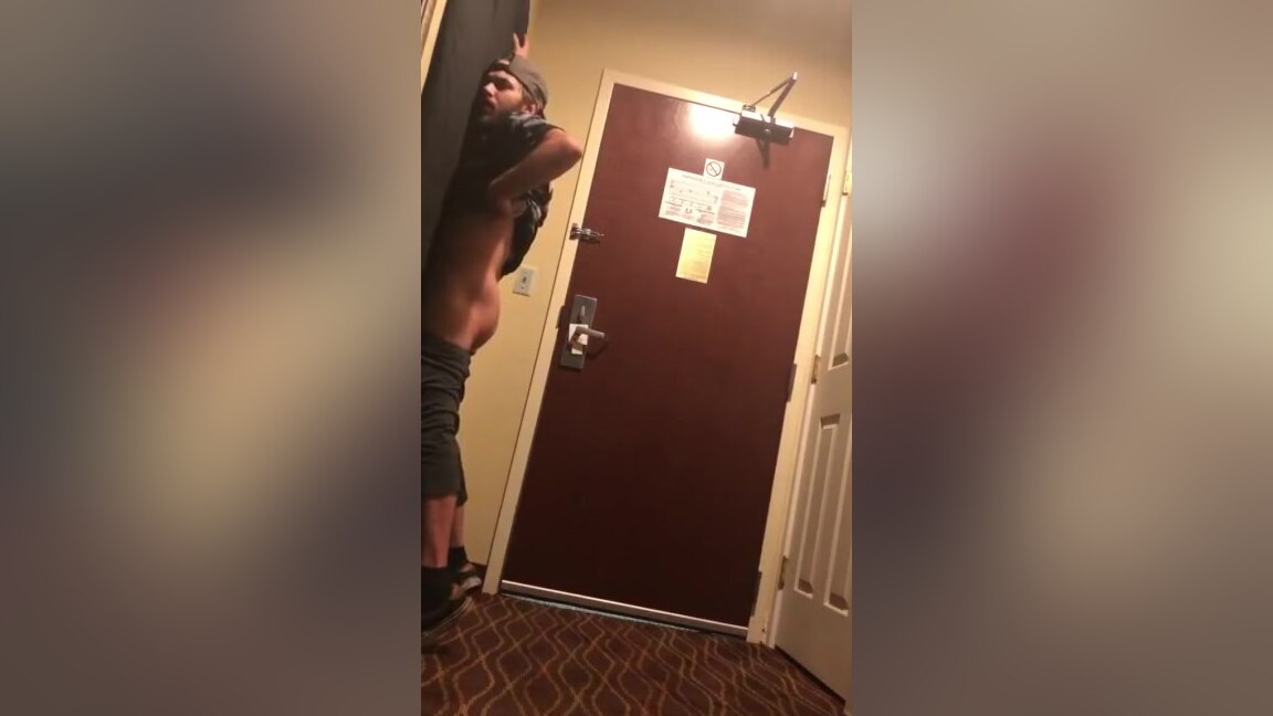 Straight Guy Tricked at Hotel Gloryhole