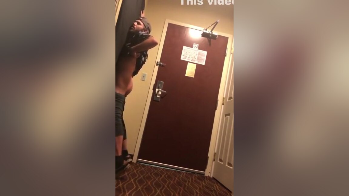 Straight Guy Tricked at Hotel Gloryhole