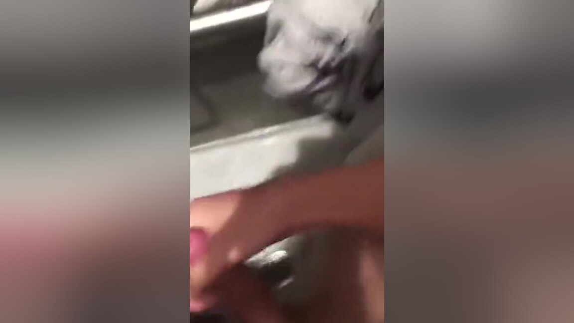 Public Gym's Shower Masturbation