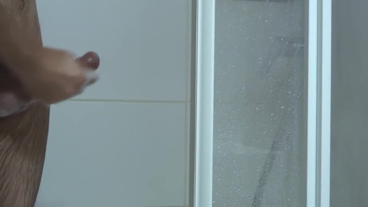 Taking care of my dick under the shower