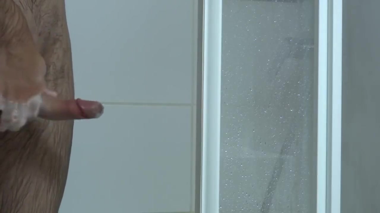 Taking care of my dick under the shower