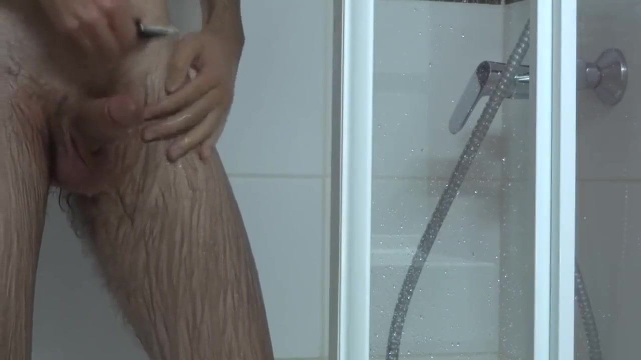 Taking care of my dick under the shower