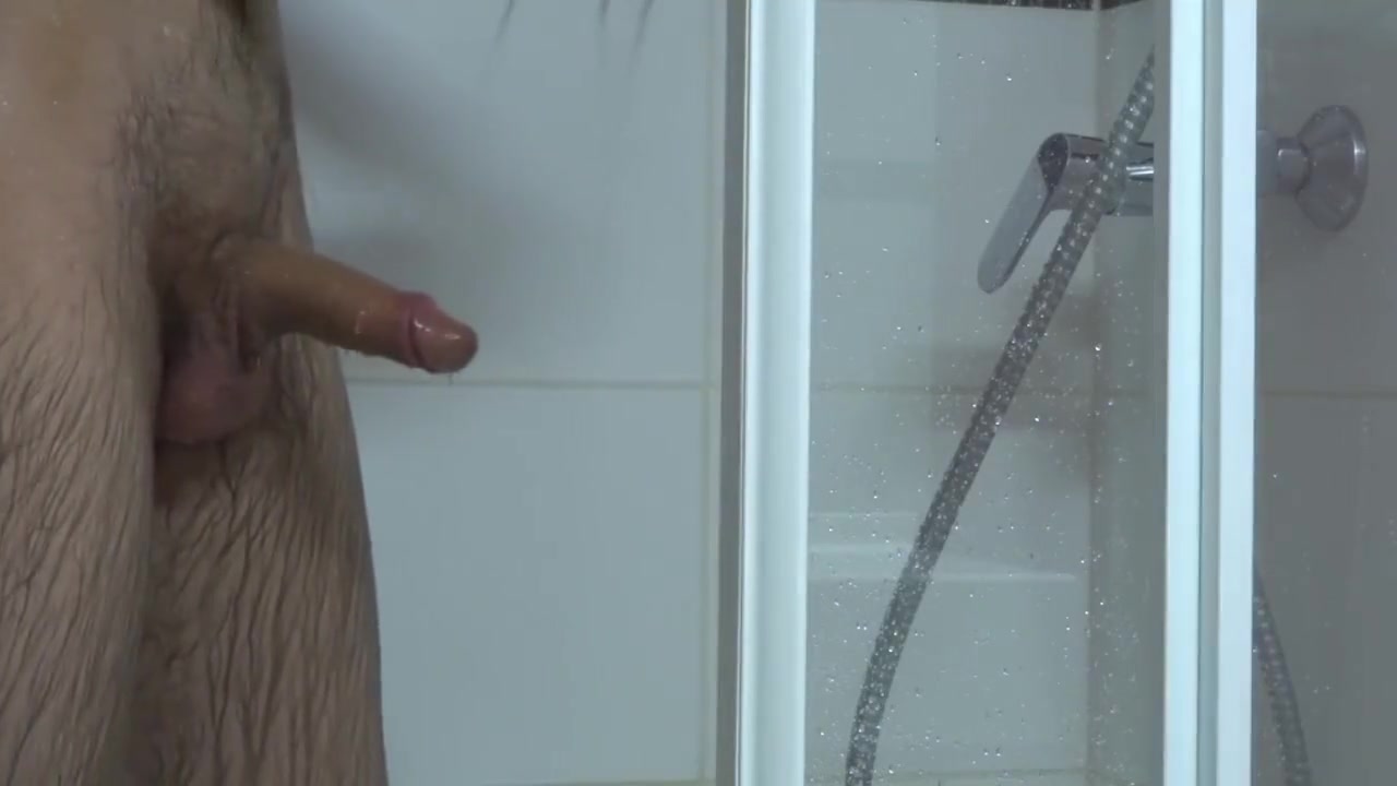 Taking care of my dick under the shower