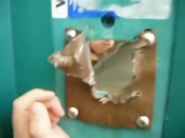 Gloryhole at construction site straight worker