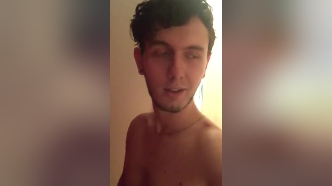 Amateur Twink plays at Glory Hole
