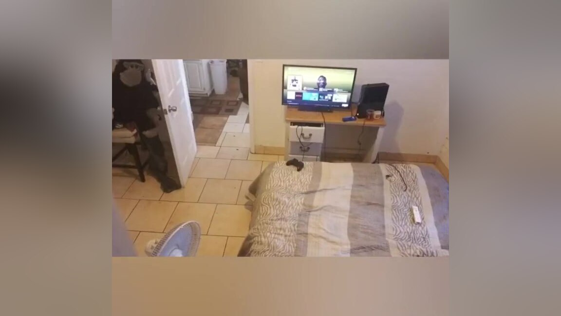 Caught fresh out the shower watching porn