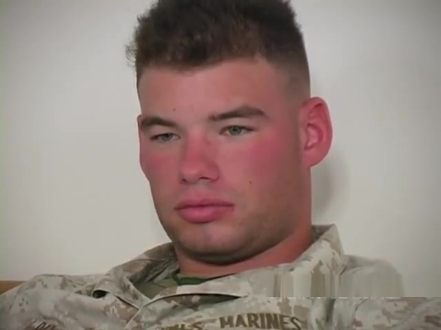 MC Slab of military beef spreadeagled blindfolded blown and jacked