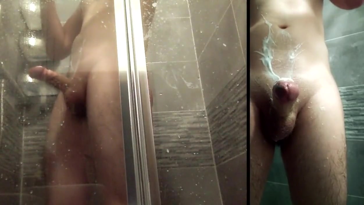 Messy cock shower (full) ♂ lotion, bouncing, slapping, masturbation & cum