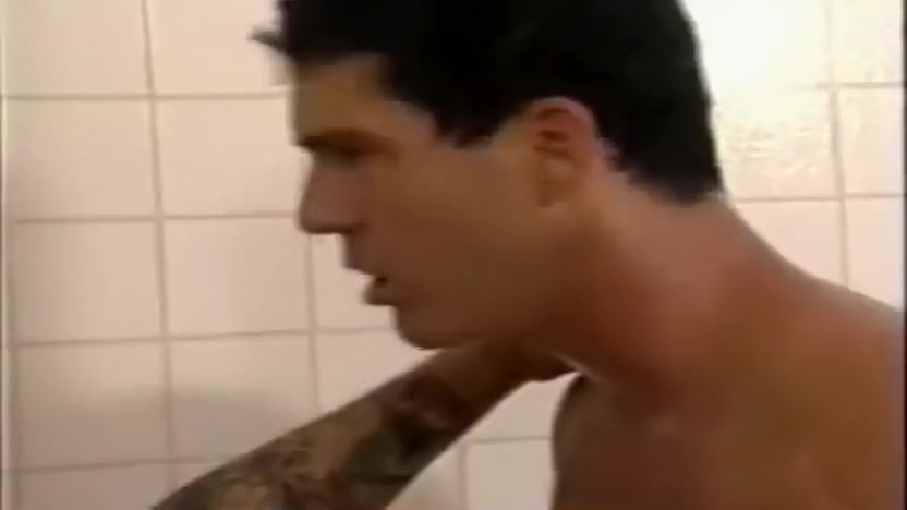 Paul Carrigan and Anthony Mengettin in Shower Threesome