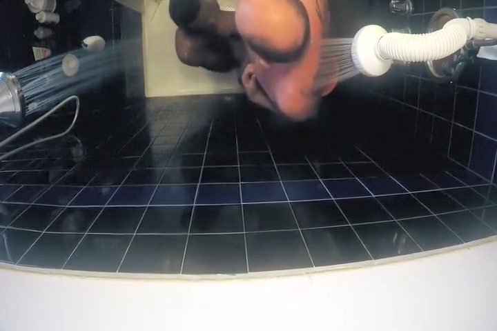 Step daddy fucks black boy in shower
