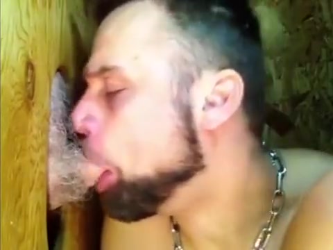 Gloryhole with a Couple and a visitor
