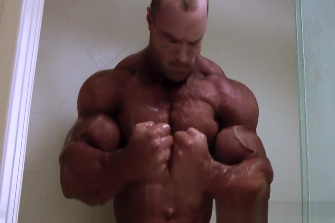 Con demetriou takes a shower