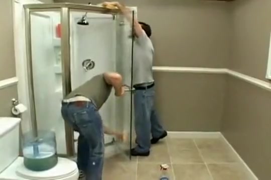 Cleaning the Shower Together