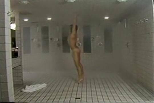 Jeff Stryker's shower dick dance, watch him swing that thing