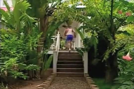 Frank goes for a run and showers