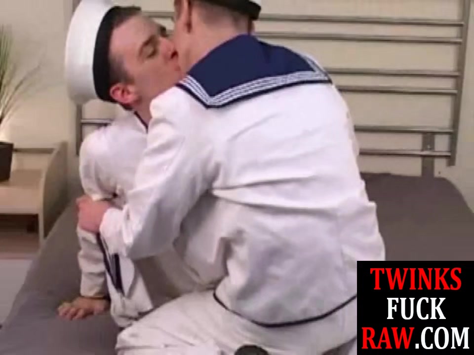 Skinny sailors ***before bareback sex for facial
