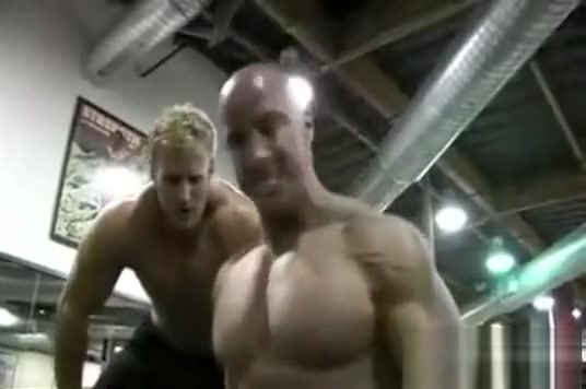 Nate and Vin workout and shower