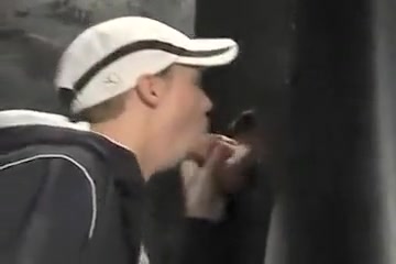 Britlads glory hole cum