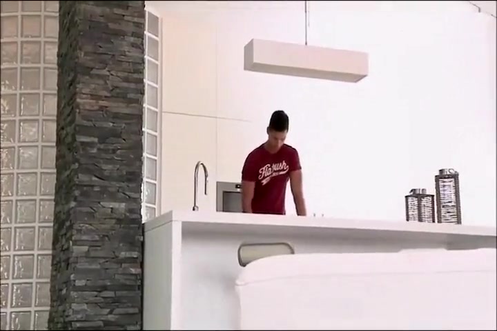 Hot threesome after shower