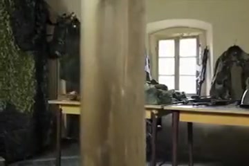 Lads Floored In Army Kit Room