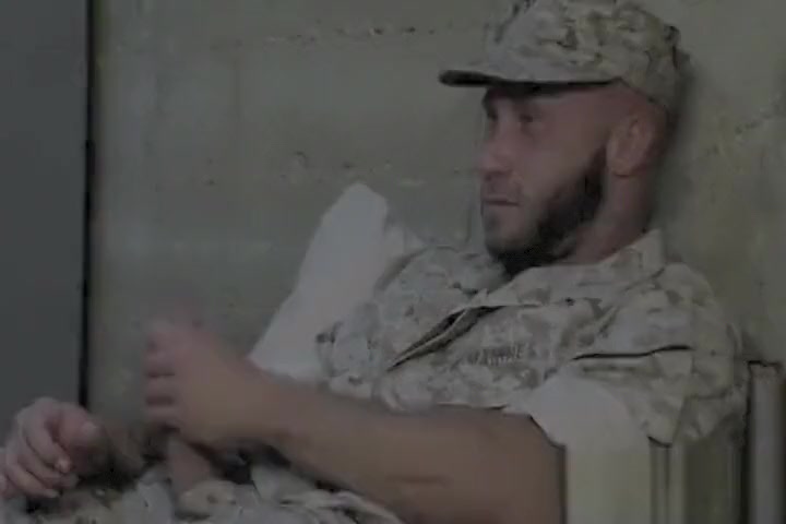 Military muscle bears cum