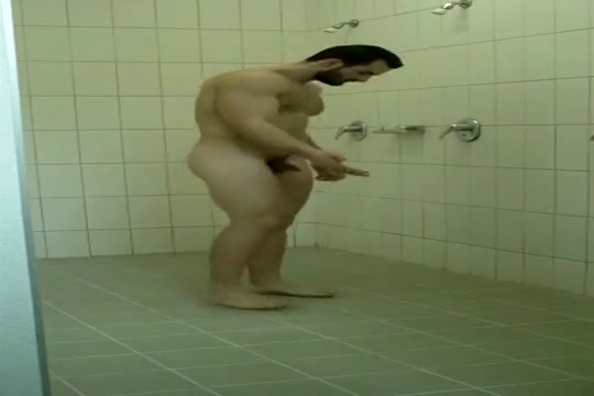 Hot Hunk Open Shower