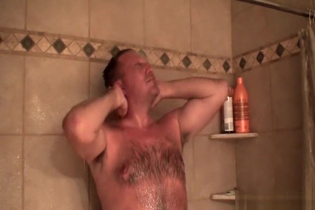 Step daddy takes a shower