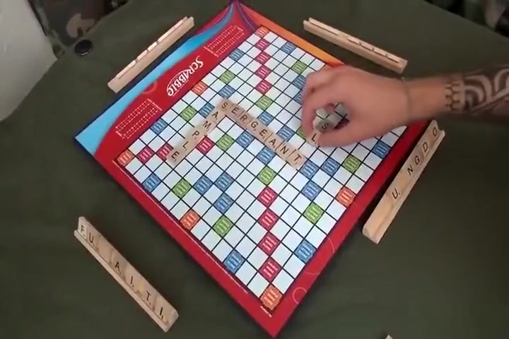 Scrabble Military Fuckers