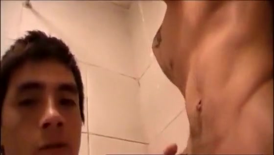 two young roommates and one shower :