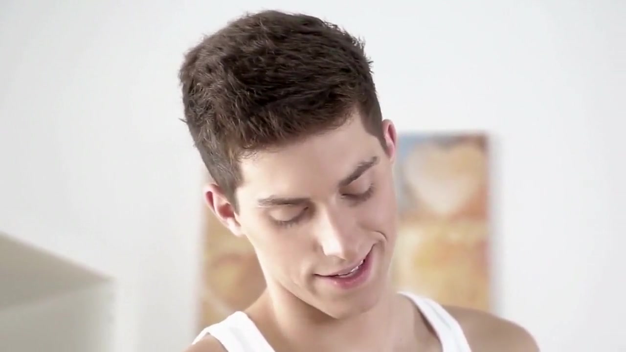 Cute boy get a horny massage and cum