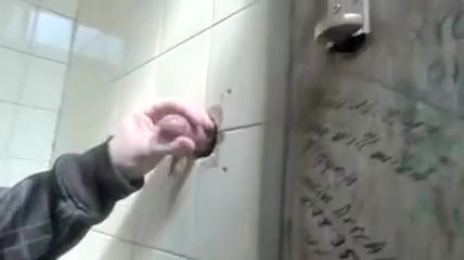 At a glory hole!