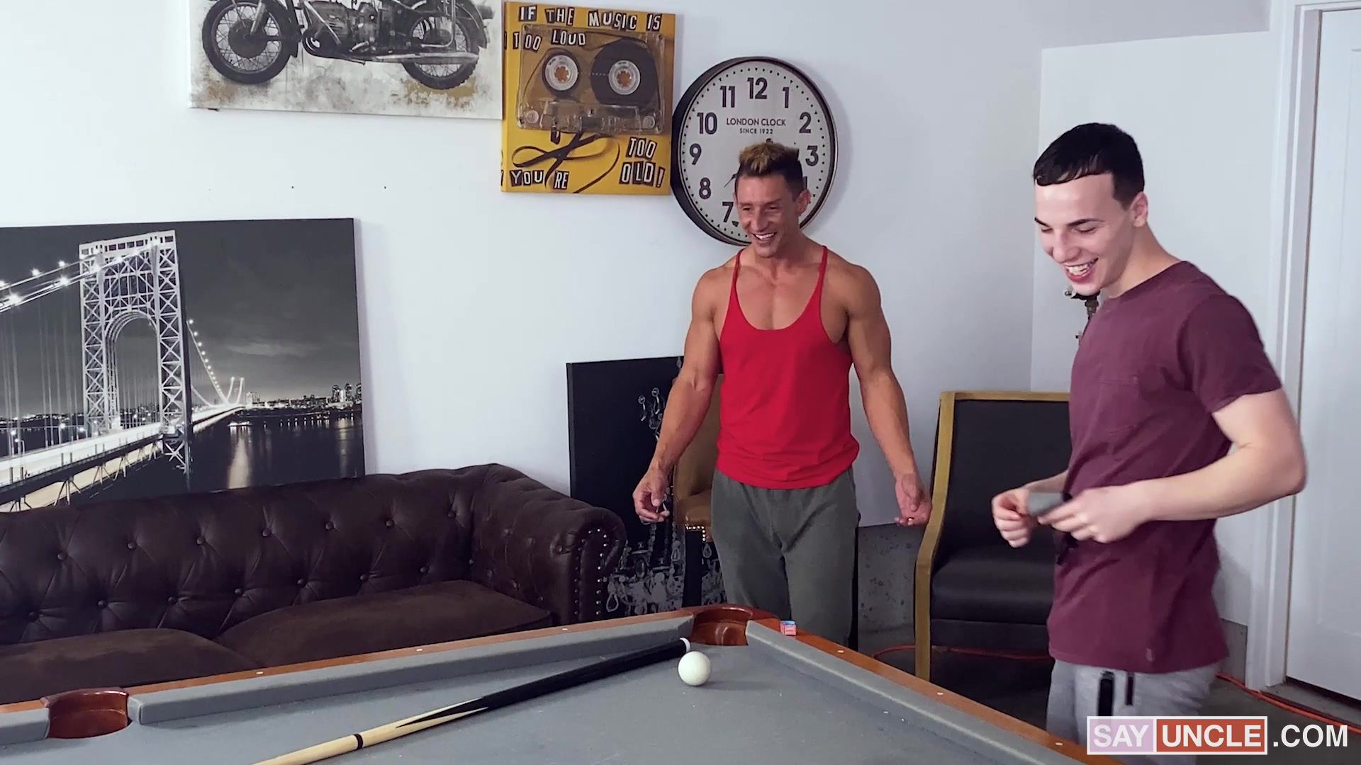 Step father's Day Pool Table Fuck
