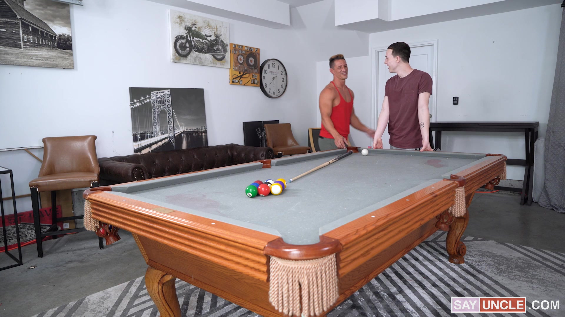 Step father's Day Pool Table Fuck