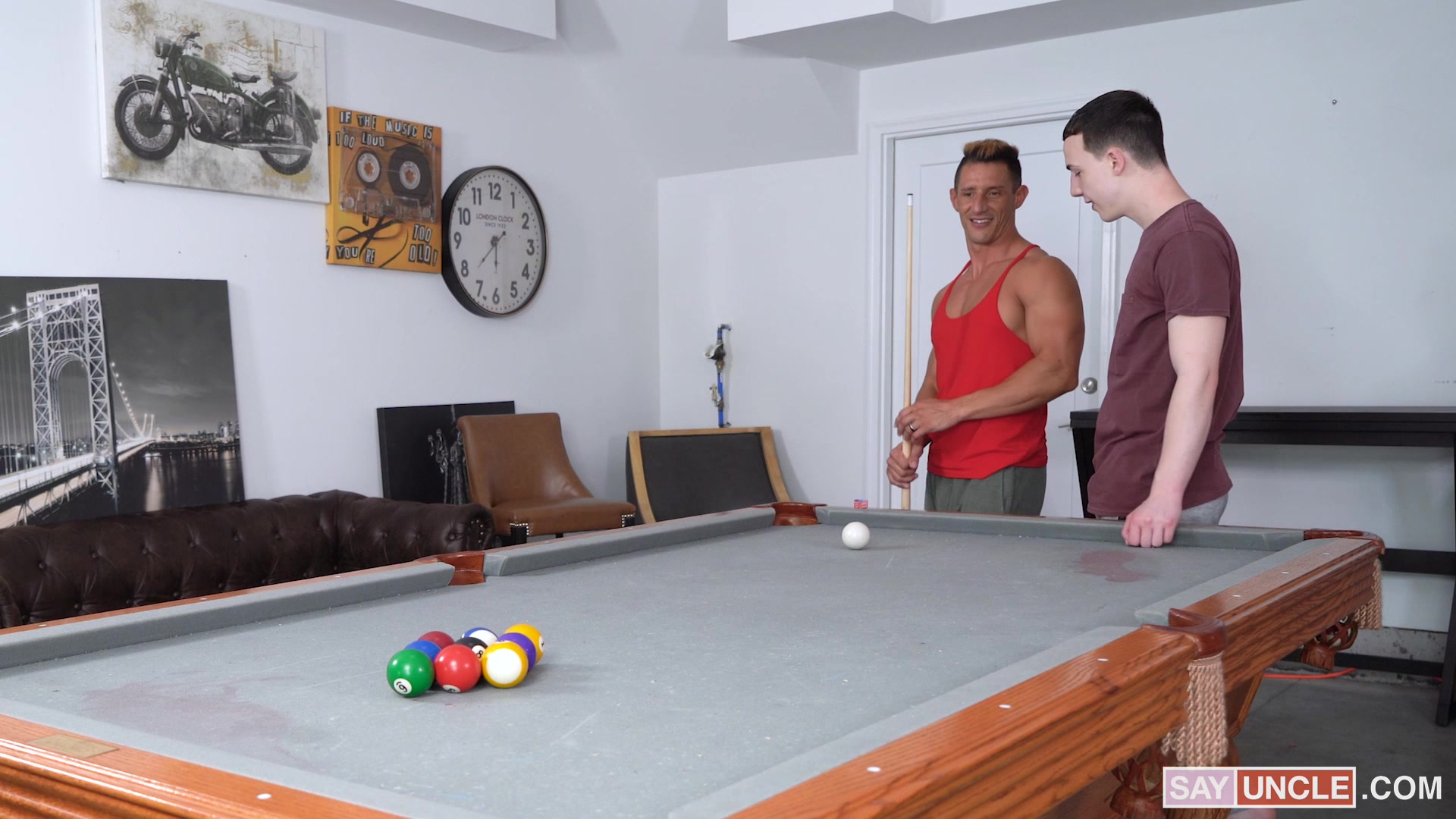 Step father's Day Pool Table Fuck