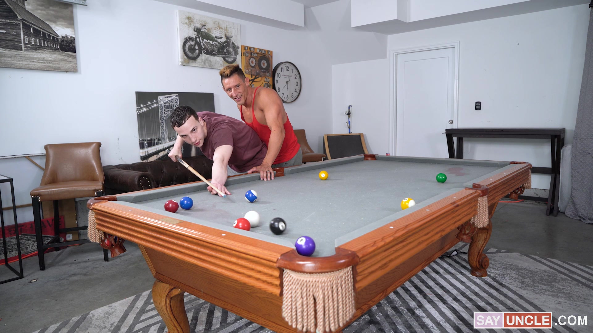 Step father's Day Pool Table Fuck