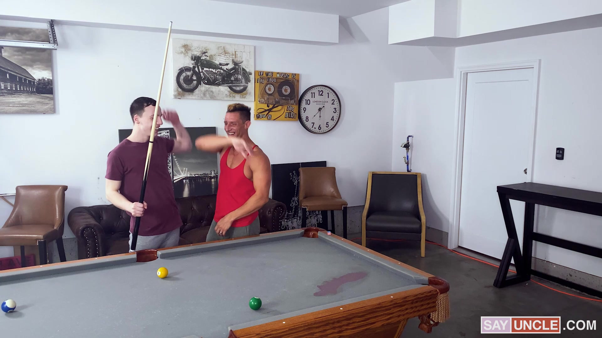 Step father's Day Pool Table Fuck