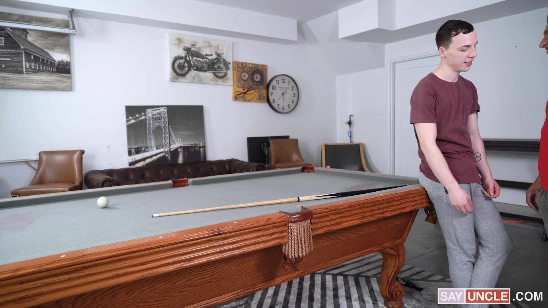 Step father's Day Pool Table Fuck