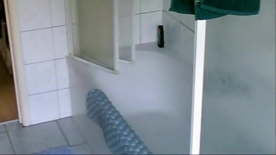 Younger Step brother take a shower 3