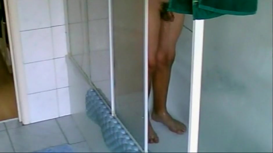 Younger Step brother take a shower 3