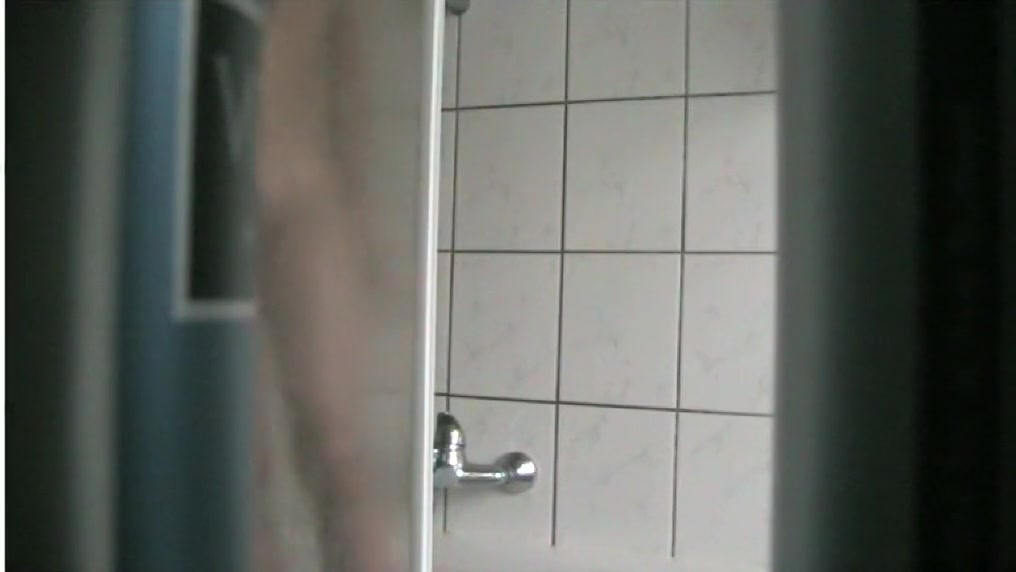 younger Step brother take a shower