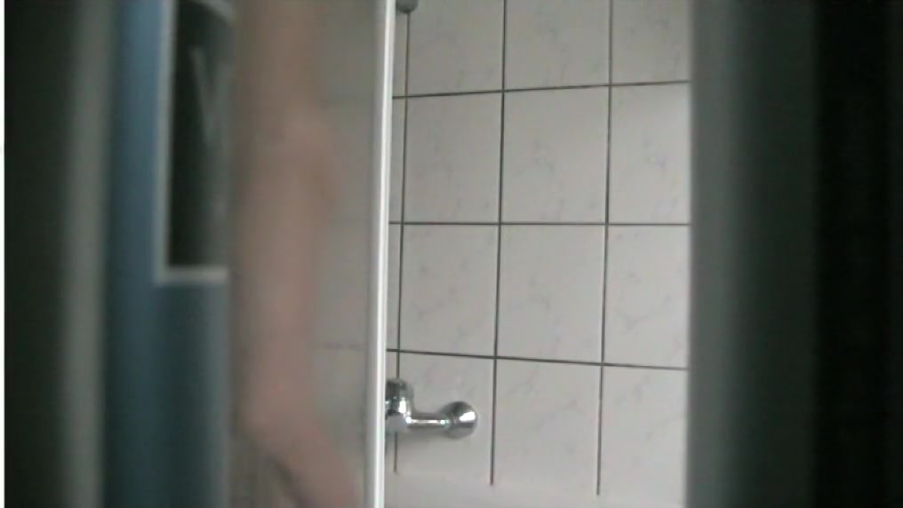 younger Step brother take a shower