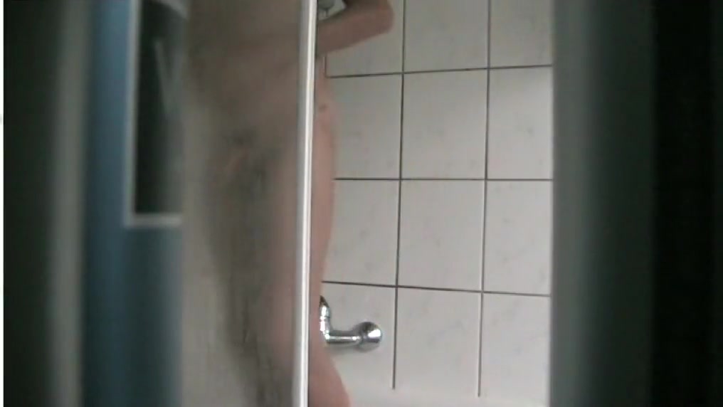 younger Step brother take a shower