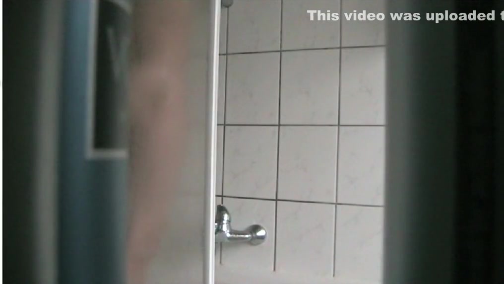 younger Step brother take a shower