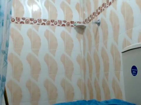 He shower and shakes his cock all smooth on the toilet
