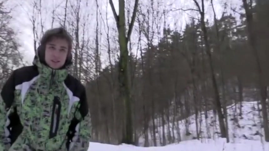 POV Sex In The Snow