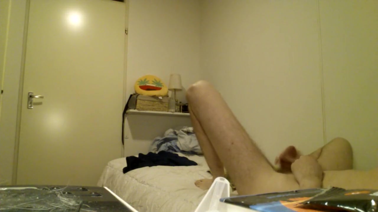 After shower wank twink (no cum)
